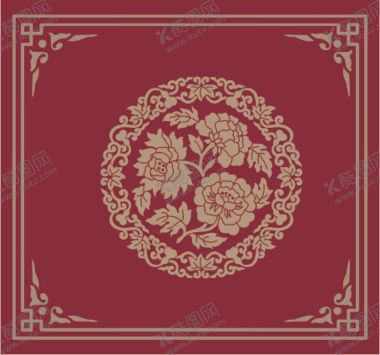 编号：92434705070646174245【酷图网】源文件下载-古典花纹