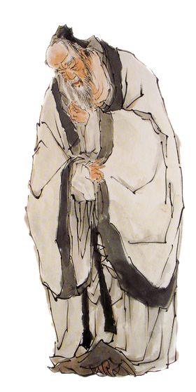 国学人物插画