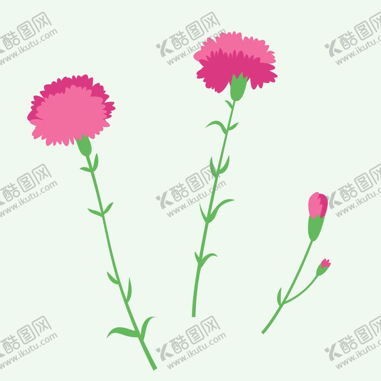 编号：34915809270419581367【酷图网】源文件下载-卡通康乃馨