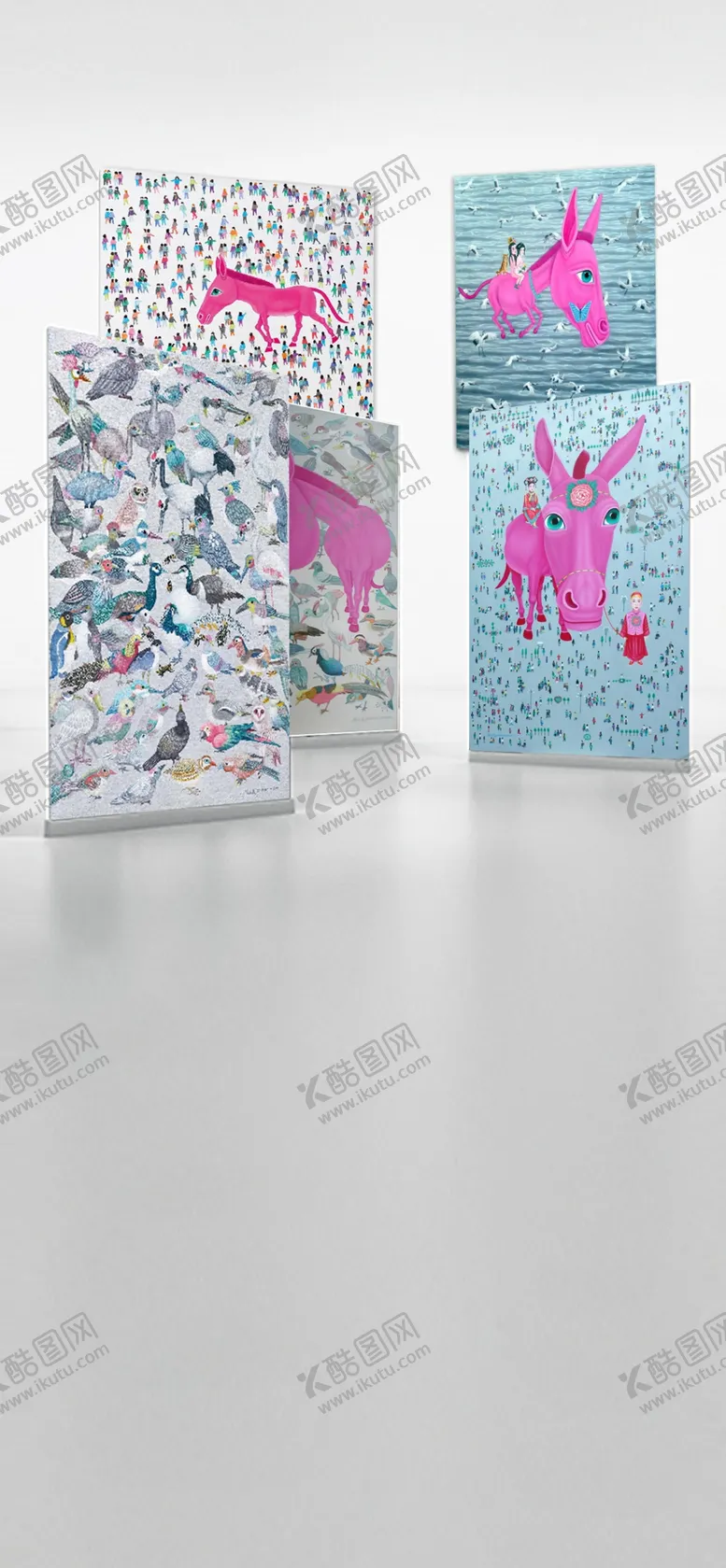 编号：95600401271533296436【酷图网】源文件下载-美术展海报