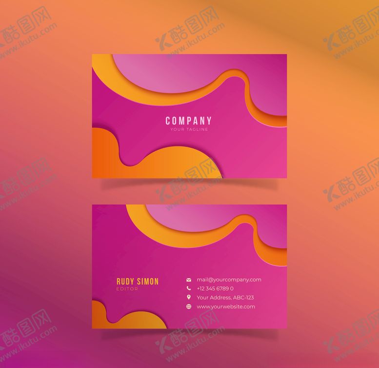 编号：53080110022127418420【酷图网】源文件下载-高端名片