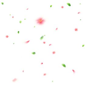 桃花朵元素瓣矢量瓣