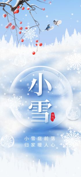 小雪海报