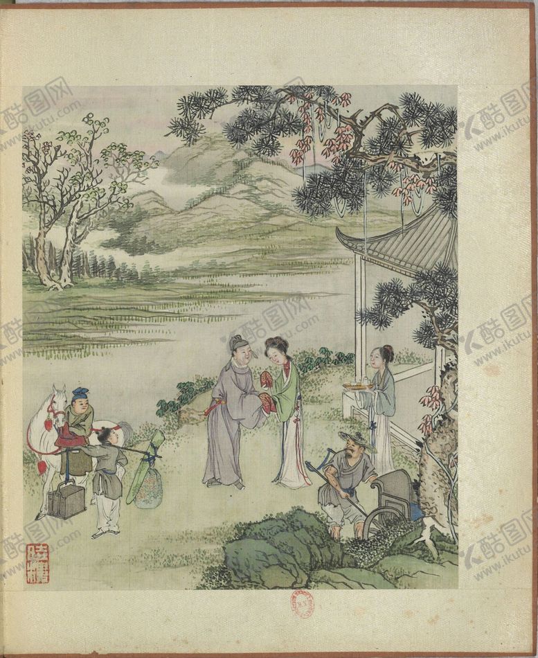 编号：82086209170543469568【酷图网】源文件下载-西厢记风月秋声图