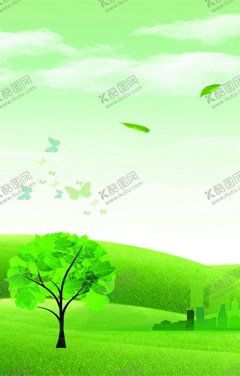 编号：67868907032018324945【酷图网】源文件下载-绿色底