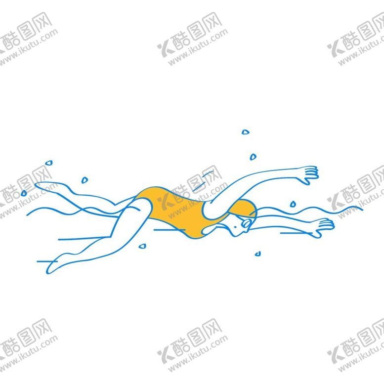编号：51836410041948471702【酷图网】源文件下载-游泳