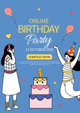 线上生日派对