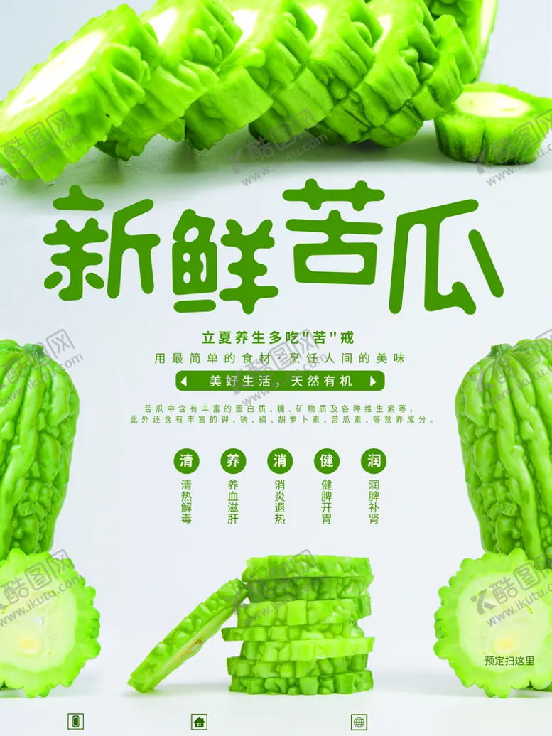 编号：04567109142326462834【酷图网】源文件下载-新鲜苦瓜金癞瓜癞瓜