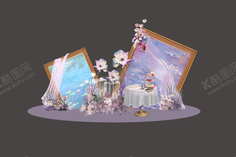 编号：22135103041802286697【酷图网】源文件下载-莫奈的花园