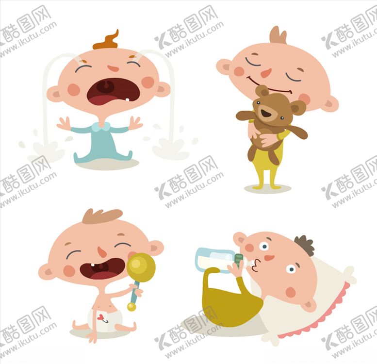 编号：79855107030209343927【酷图网】源文件下载-卡通婴儿