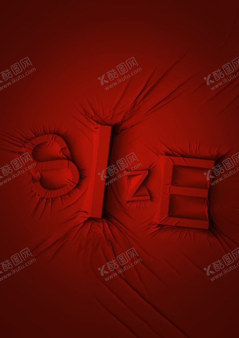 编号：34931810301134003673【酷图网】源文件下载-褶皱字母