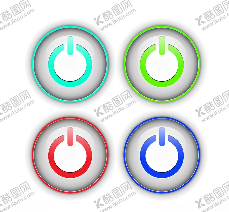 编号：66345109150109121917【酷图网】源文件下载-电源按钮