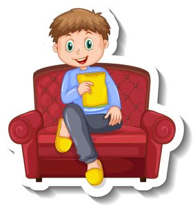 卡通儿童素材可爱小学生生活