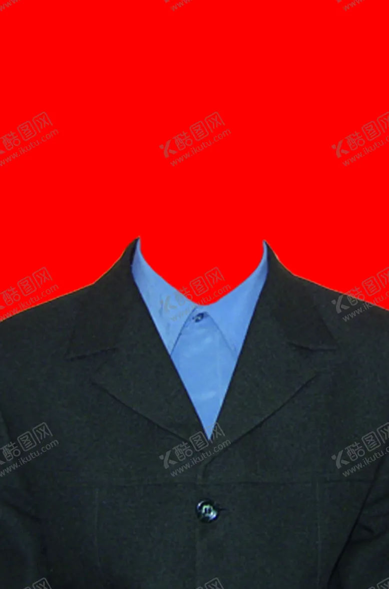编号：17525004221701292006【酷图网】源文件下载-男士西装证件照