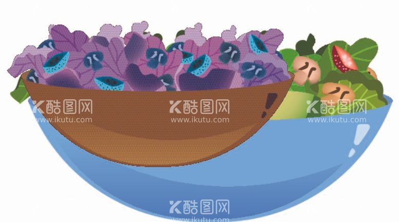 编号：44311511301302341111【酷图网】源文件下载-简约沙拉卡通图案