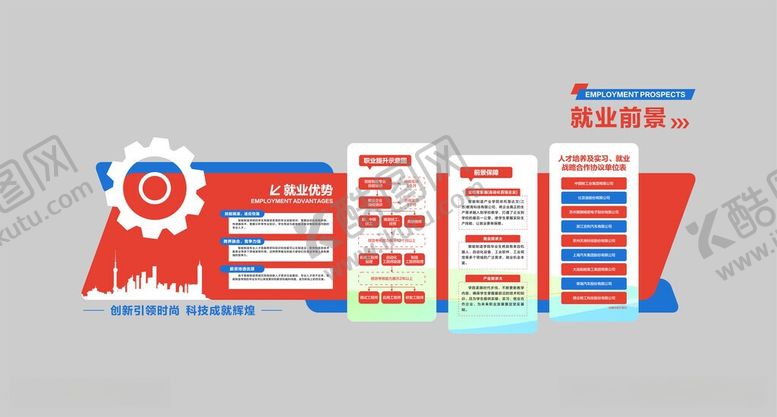 编号：92818106081323042289【酷图网】源文件下载-企业宣传展板设计展示