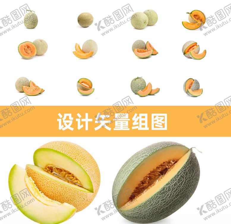 编号：23430707060224399112【酷图网】源文件下载-哈密瓜矢量