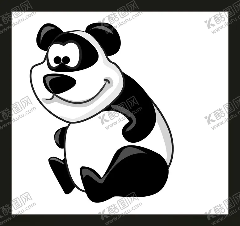 编号：88771402222306461150【酷图网】源文件下载-手绘狗熊熊猫