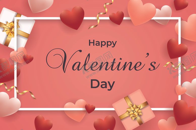 编号：35205109101246317187【酷图网】源文件下载-情人节背景