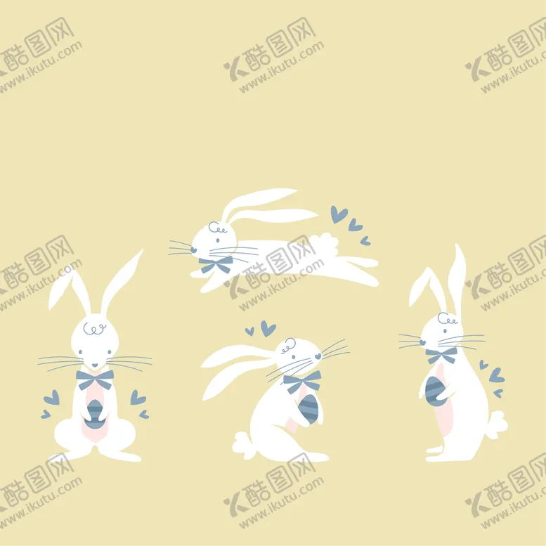 编号：80146709271103258745【酷图网】源文件下载-卡通可爱兔子
