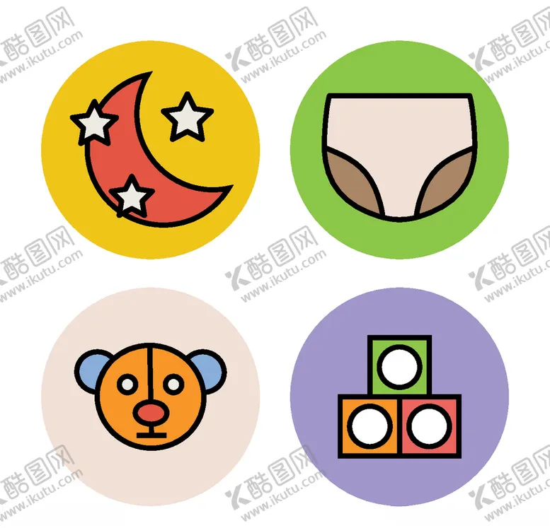 编号：59396305050500078969【酷图网】源文件下载-母婴玩具图标