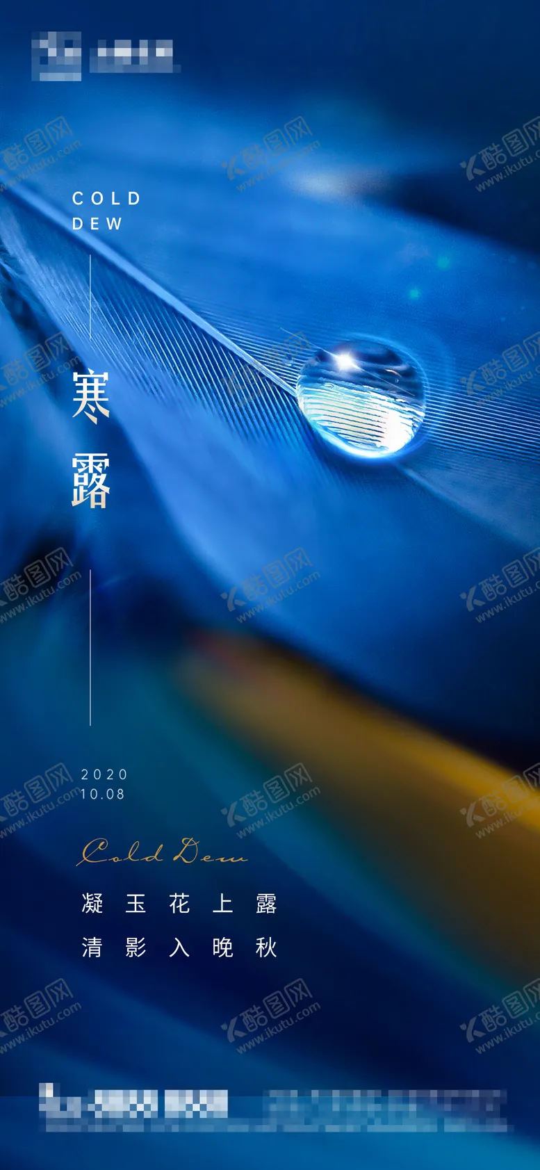 编号：78627311232341251569【酷图网】源文件下载-地产寒露节气海报