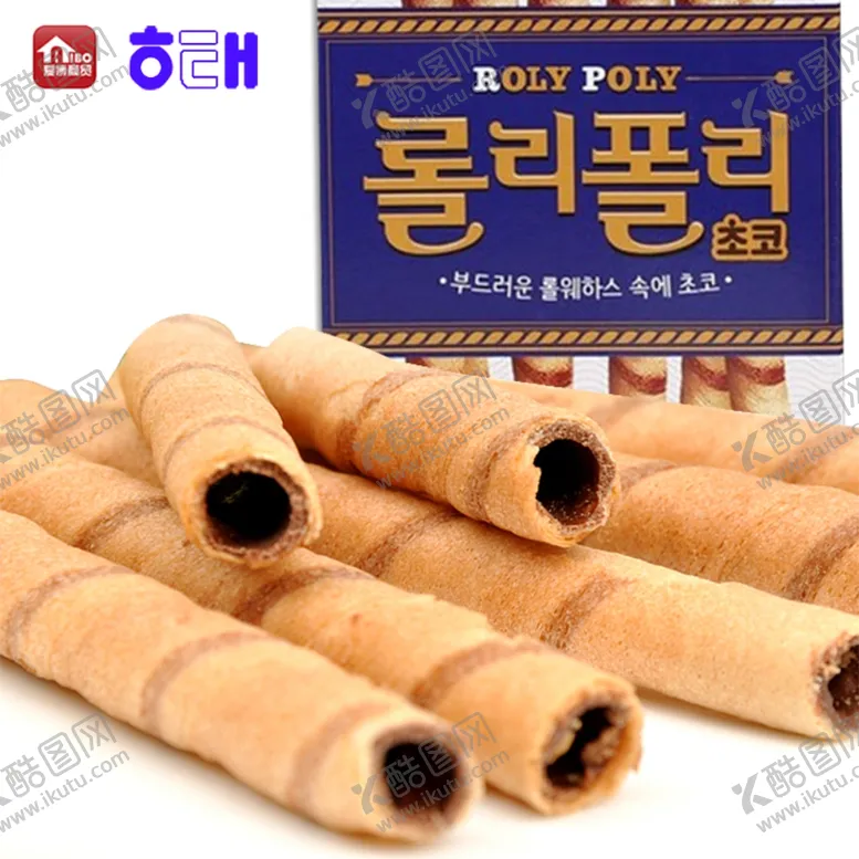 编号：82098810022052434155【酷图网】源文件下载-韩国海太巧克力味酥脆卷