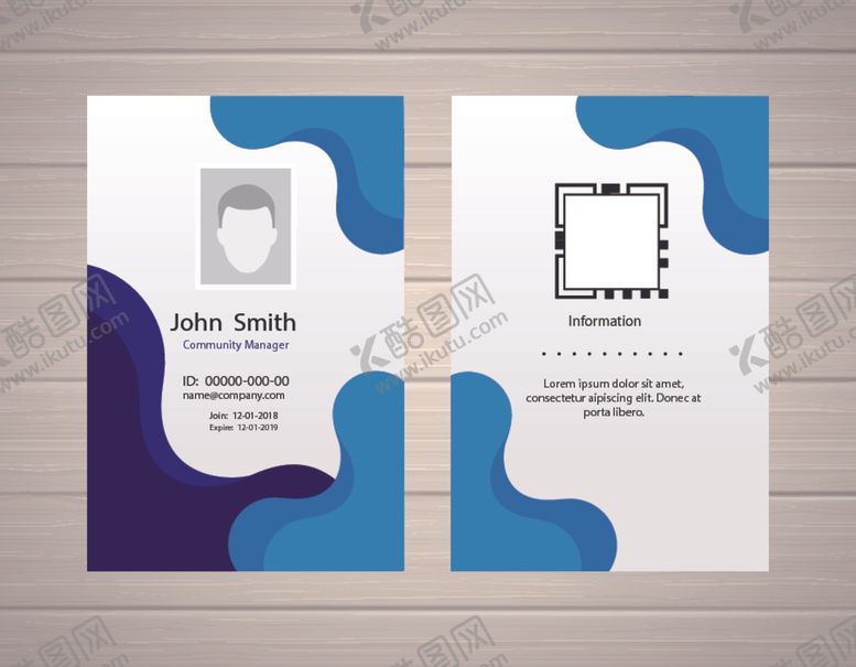 编号：68733609261308214902【酷图网】源文件下载-工作证工牌吊牌图片