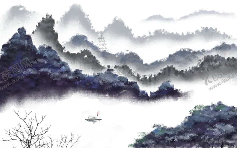 编号：52144206300233301865【酷图网】源文件下载-水墨山水