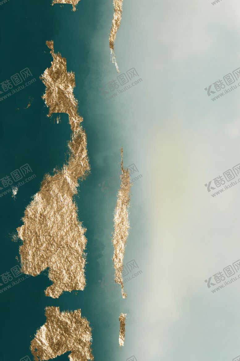 编号：76359507031911557932【酷图网】源文件下载-金箔装饰画