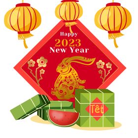 兔年子吉祥贺卡
