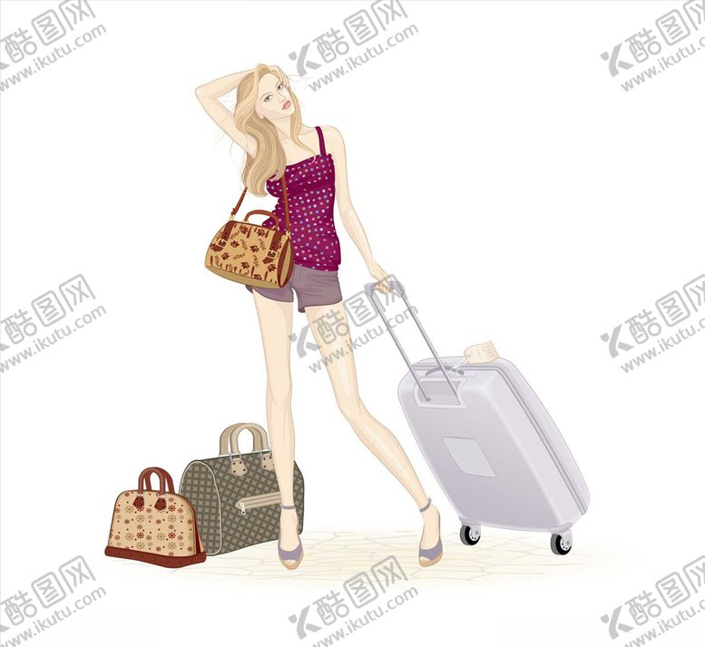 编号：60861109290322423612【酷图网】源文件下载-出行女人