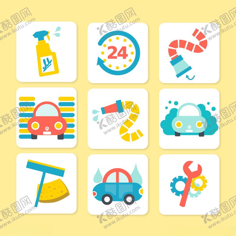 编号：55804411201214299595【酷图网】源文件下载-儿童玩具图标集合