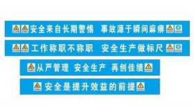建筑安全标语