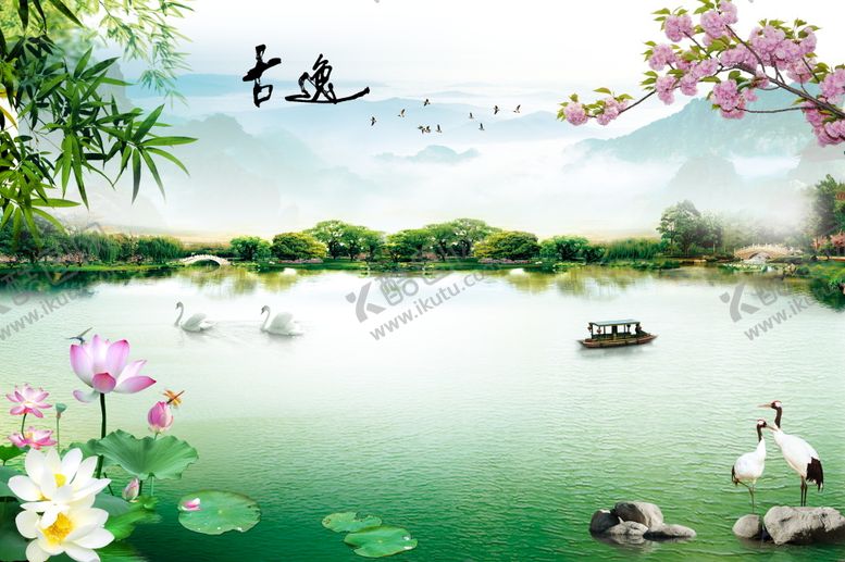 编号：17685410020554540945【酷图网】源文件下载-山水画