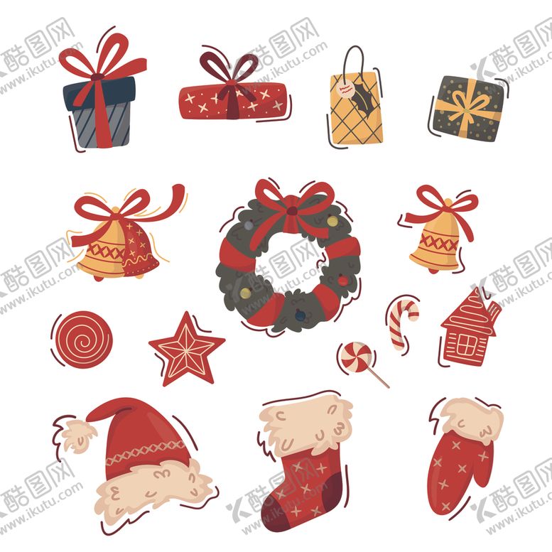 编号：69750804040619332278【酷图网】源文件下载-圣诞元素