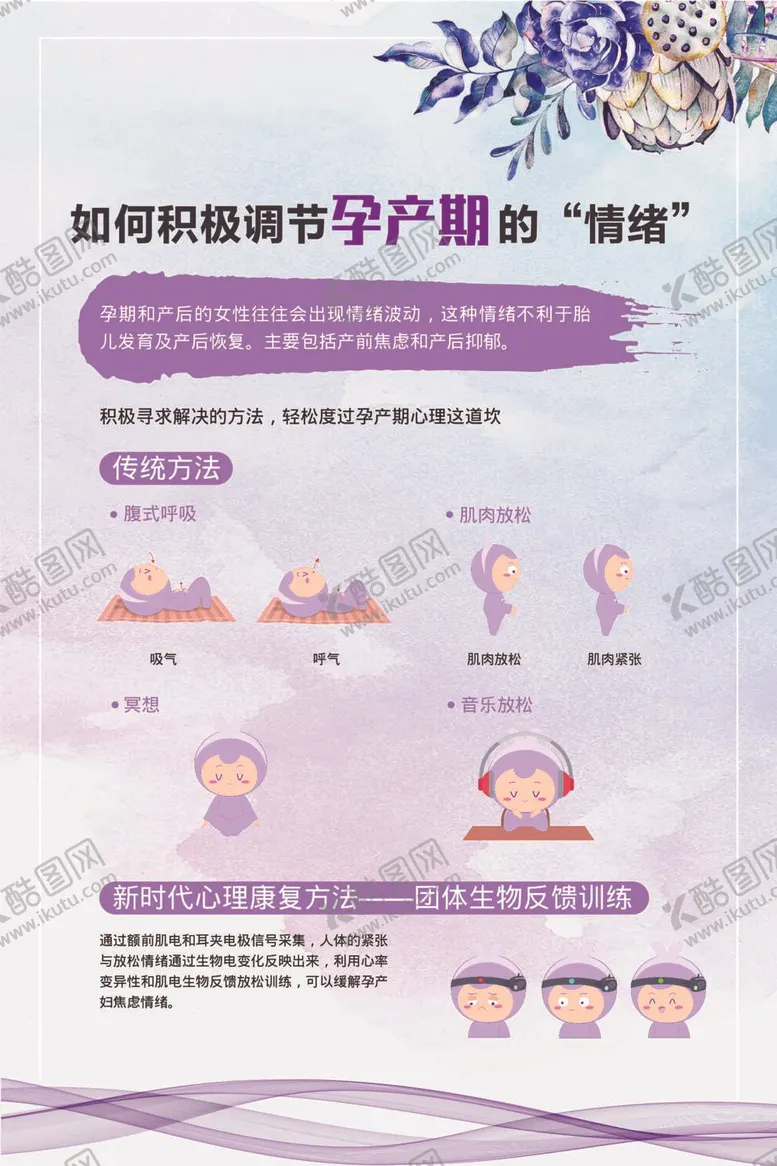 编号：37467811260131074126【酷图网】源文件下载-如何积极调节孕产期的情绪