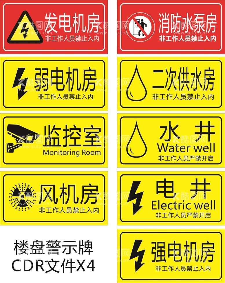 编号：97507012100756443444【酷图网】源文件下载-楼盘消防警示牌