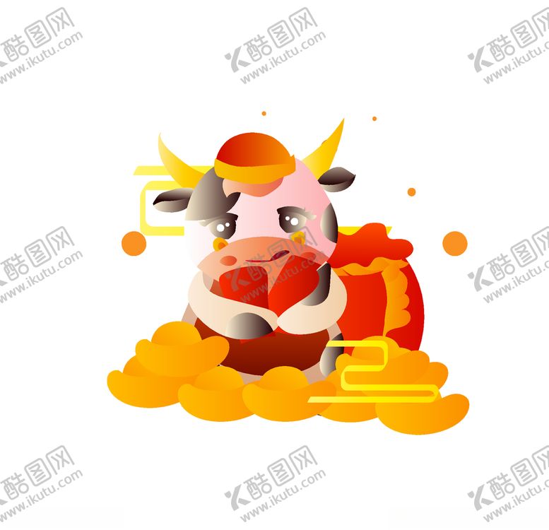 编号：62685604060944175245【酷图网】源文件下载-卡通牛