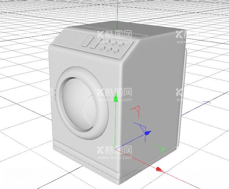 编号：28570312160051471562【酷图网】源文件下载-C4D模型洗衣机