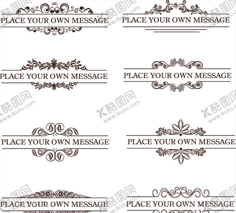 编号：15635509131817453453【酷图网】源文件下载-矢量花纹花边