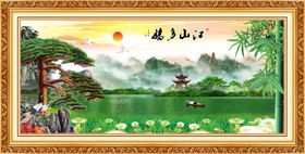 江山如此多娇装饰画