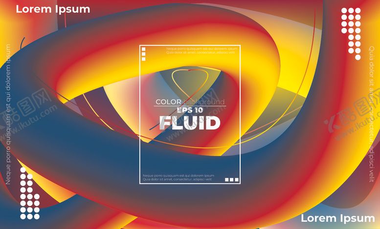 编号：48153109241224289361【酷图网】源文件下载-抽象彩色元素渐变时尚海报图片