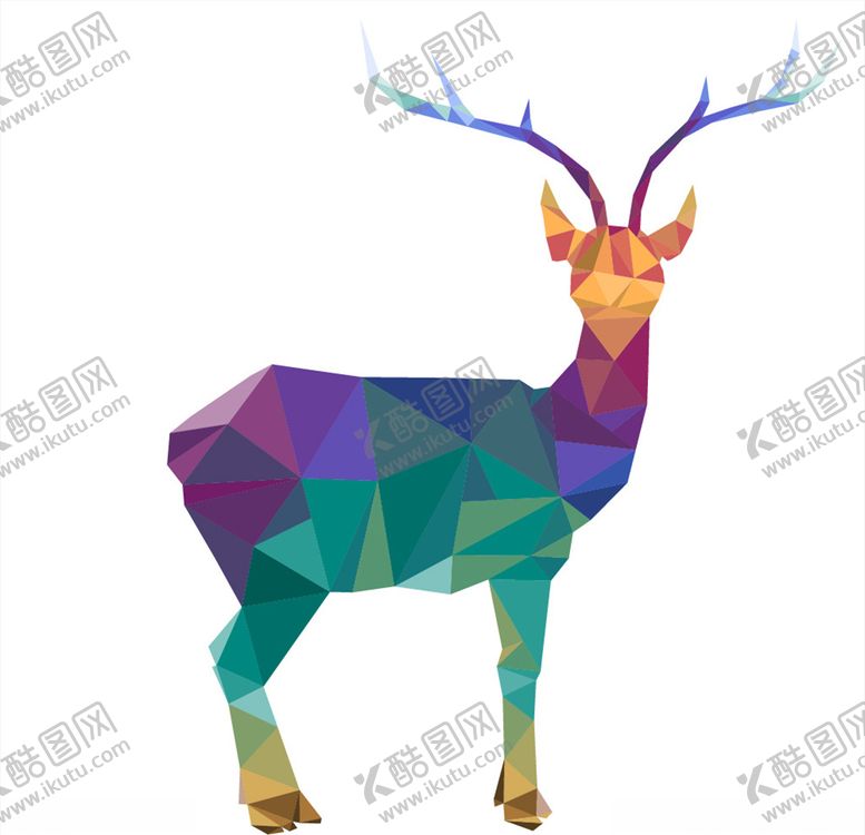 编号：21984504080125379984【酷图网】源文件下载-卡通麋鹿