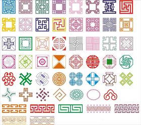 祥云传统图形水纹