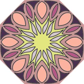 古典少数民族花纹底纹矢量边框图案装饰