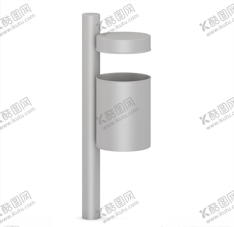 编号：17707706171505584036【酷图网】源文件下载-C4D模型公共路边垃圾桶箱
