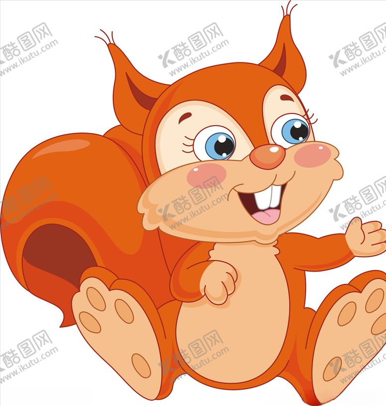 编号：64807410231903534978【酷图网】源文件下载-卡通松鼠