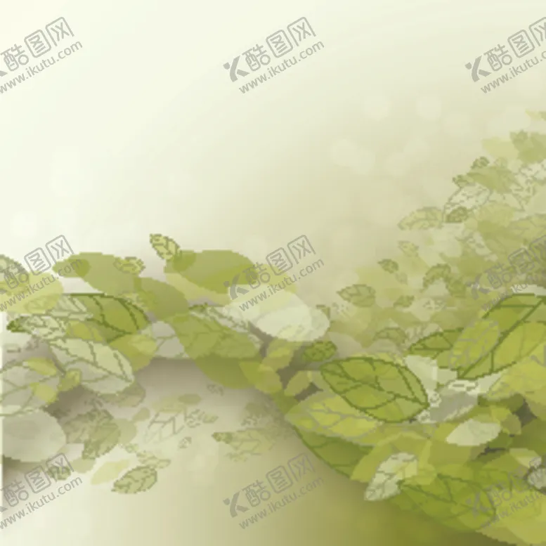 编号：74464907012049532268【酷图网】源文件下载-绿色树叶背景