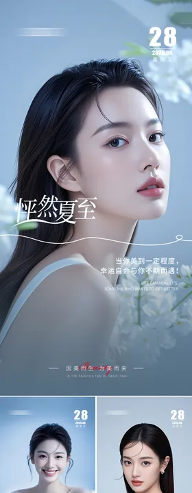 美业早安人物海报